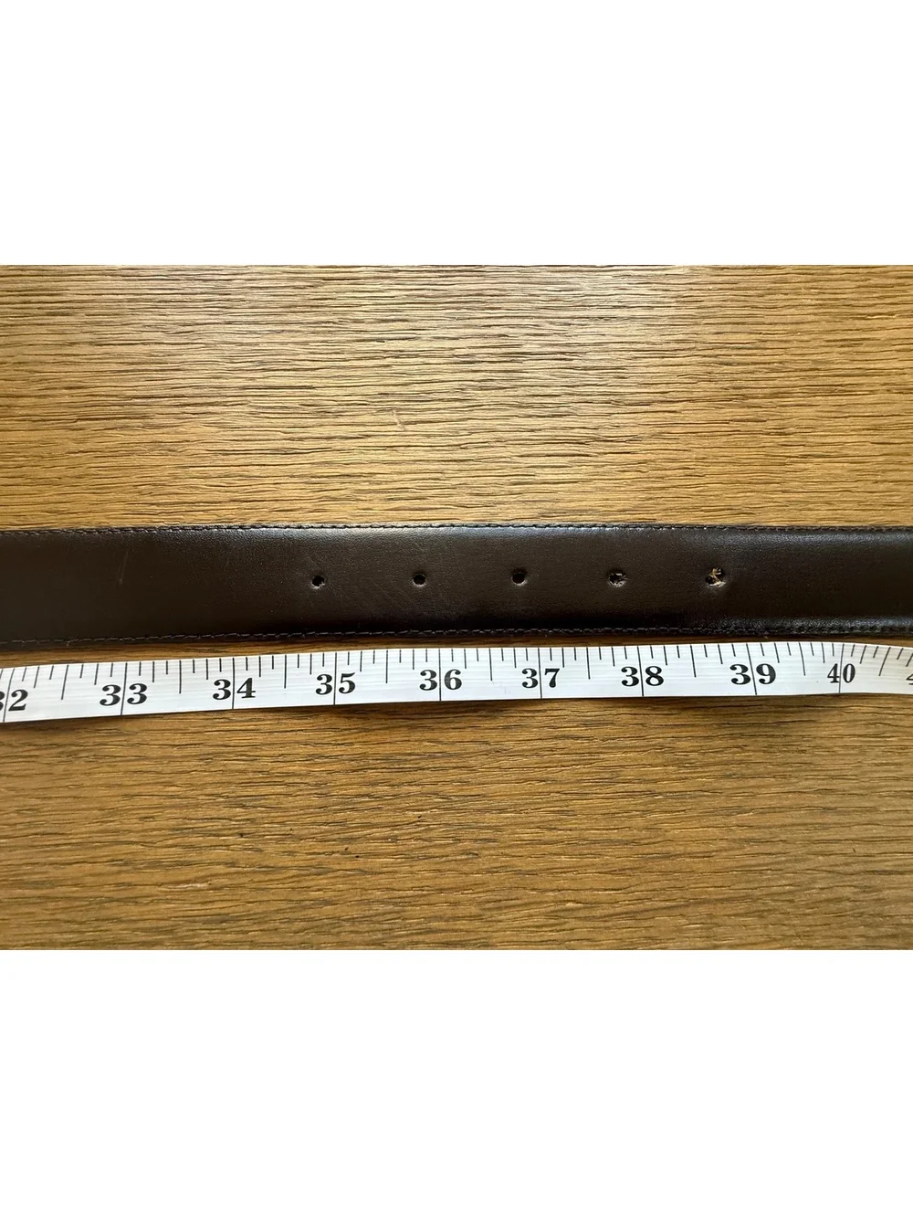 Vintage Christian Dior Reversible Men's Leather Belt M/L black/brown